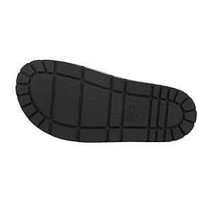 Amazon.com | MIA Women's Gen Sandal, Black/Gold Buckles, 6